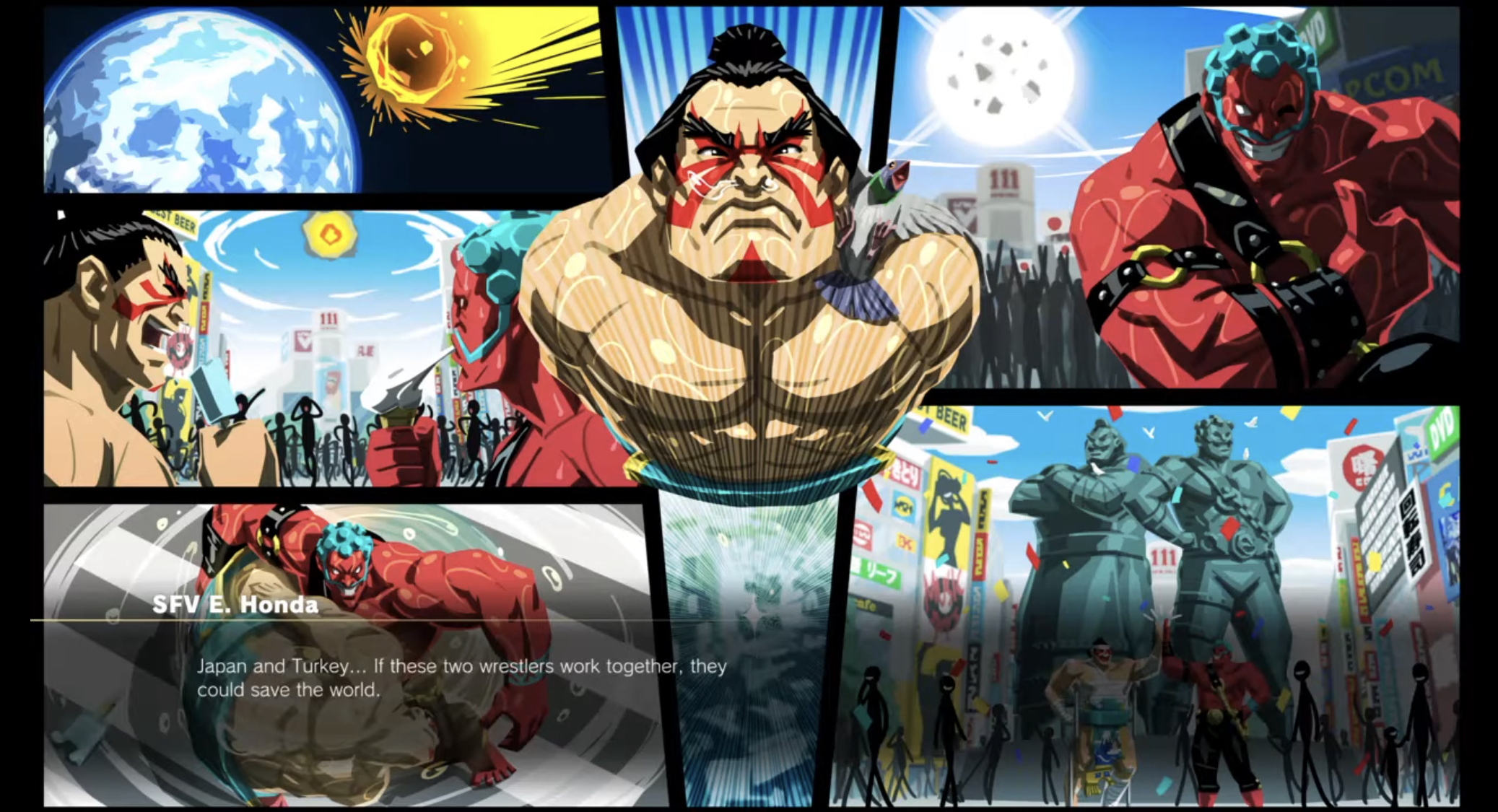 经典街机《街头霸王2》几十年没闹明白,结局到底几个意思