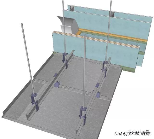 三维图解析地面、吊顶、墙面工程施工工艺做法