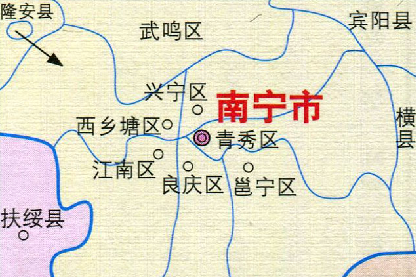 南宁12区县人口一览：青秀区112.43万，隆安县32.51万