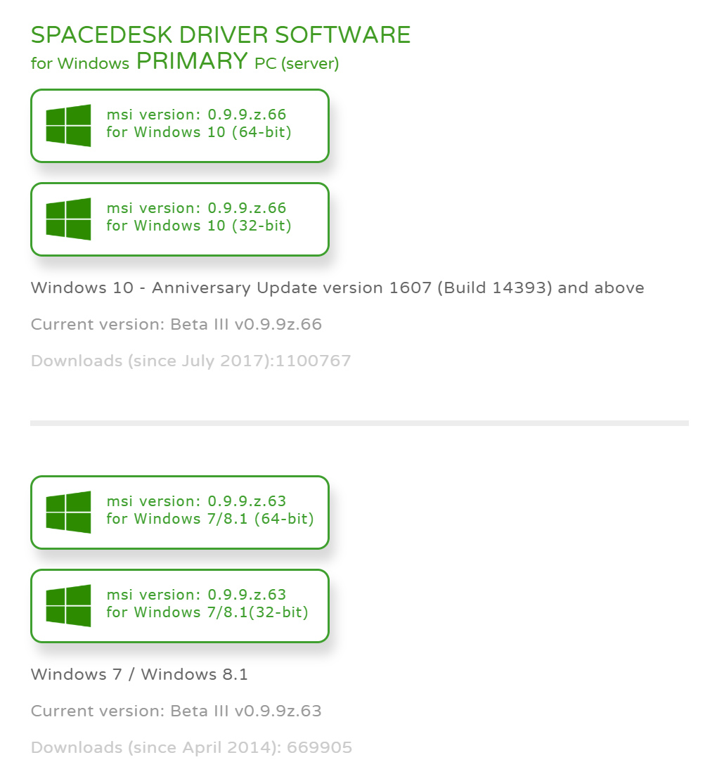 spacedesk可能是Win10上最好用的无线扩展显示软件