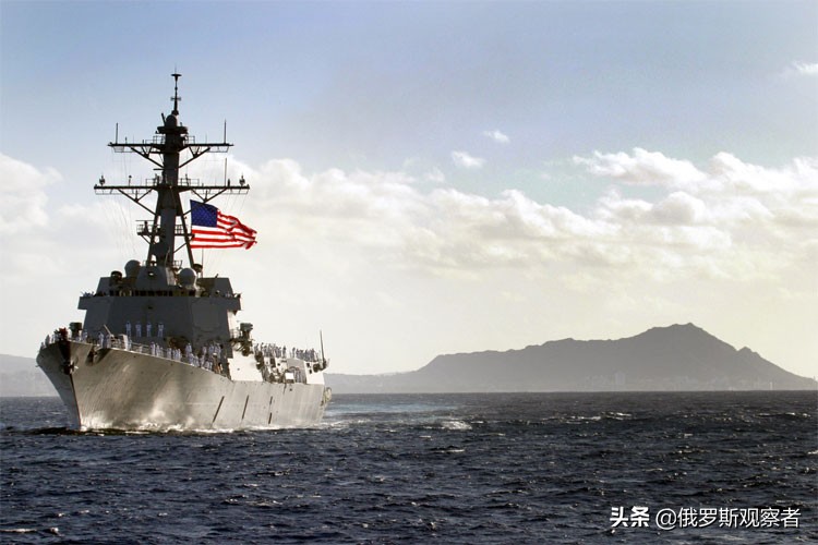 俄羅斯國防部：俄中兩國海上軍演時，美國驅逐艦試圖強闖俄國境