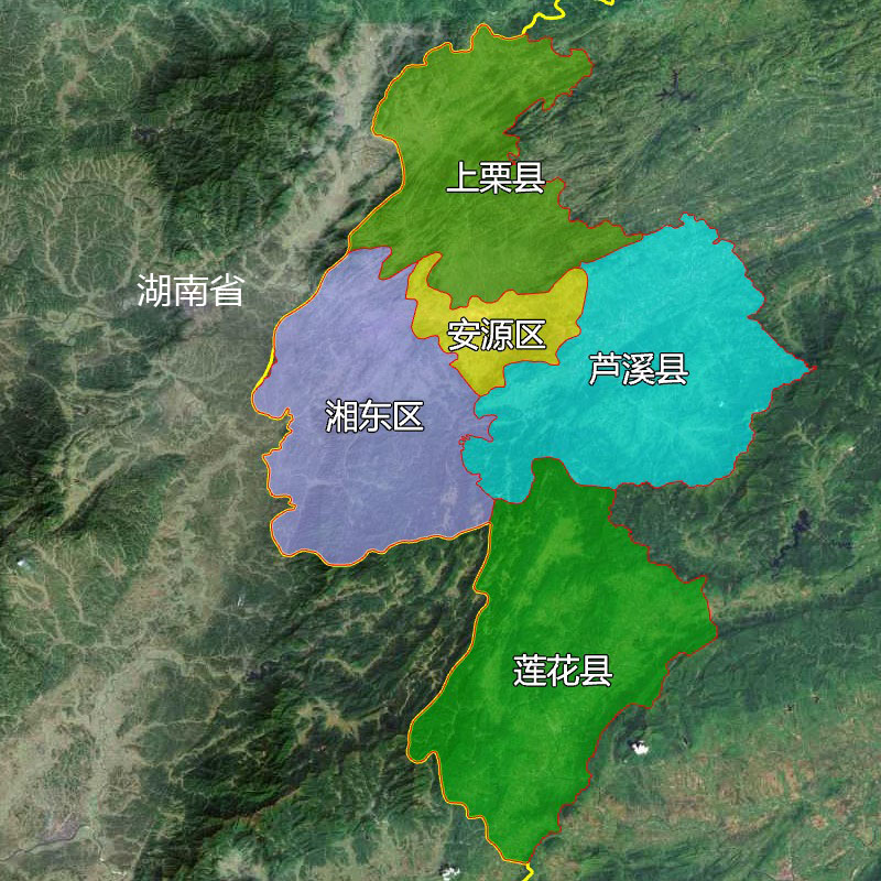 萍乡市地图 萍乡市所辖地图-徐拾记官网