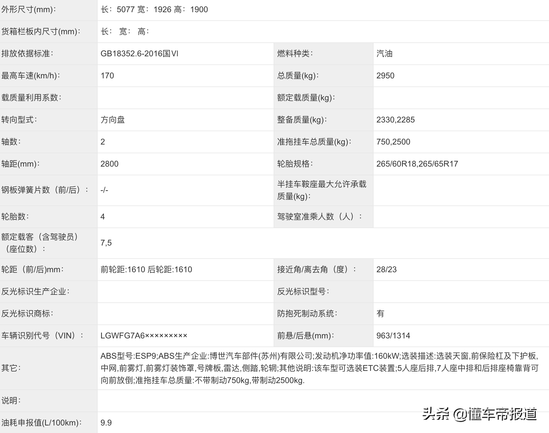 新车｜粗狂硬派真汉子，带三把锁具备拖拽资质！新款哈弗H9谍照