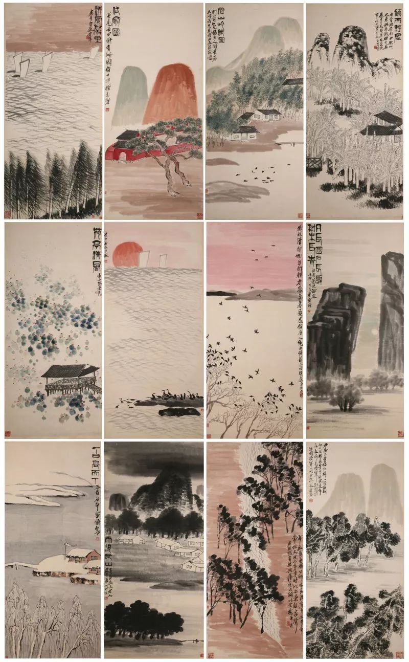 中国100名最著名画家系列-大写意国画齐白石