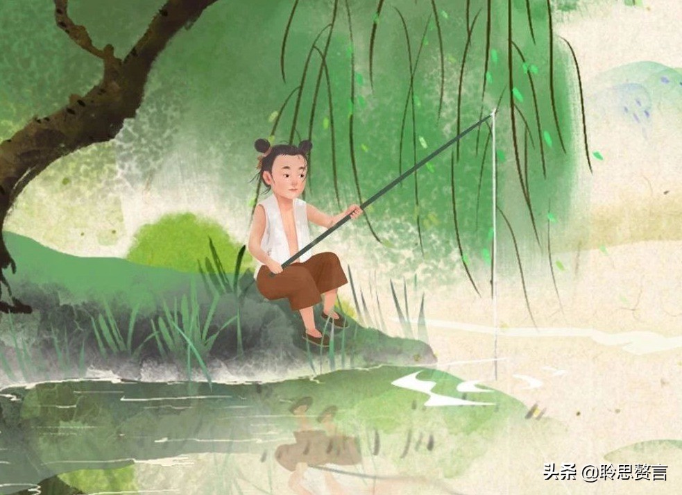 钓鱼诗词精选三十五首 垂钓坐磐石，水清心亦闲