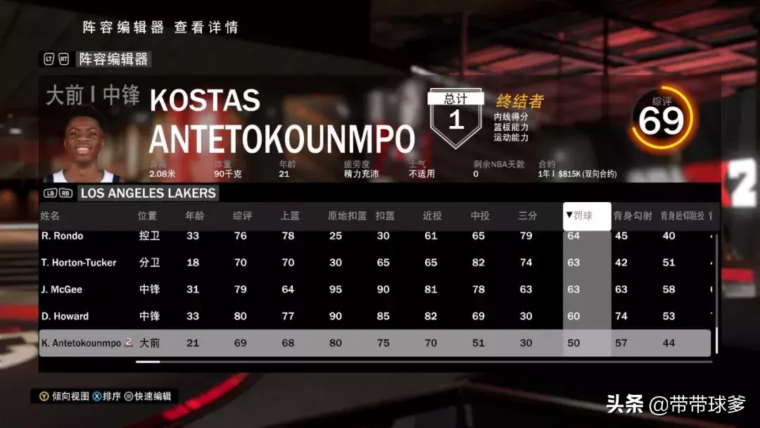 nba2k20为什么没有霍华德(在2K20里，湖人的阵容怎么样？)