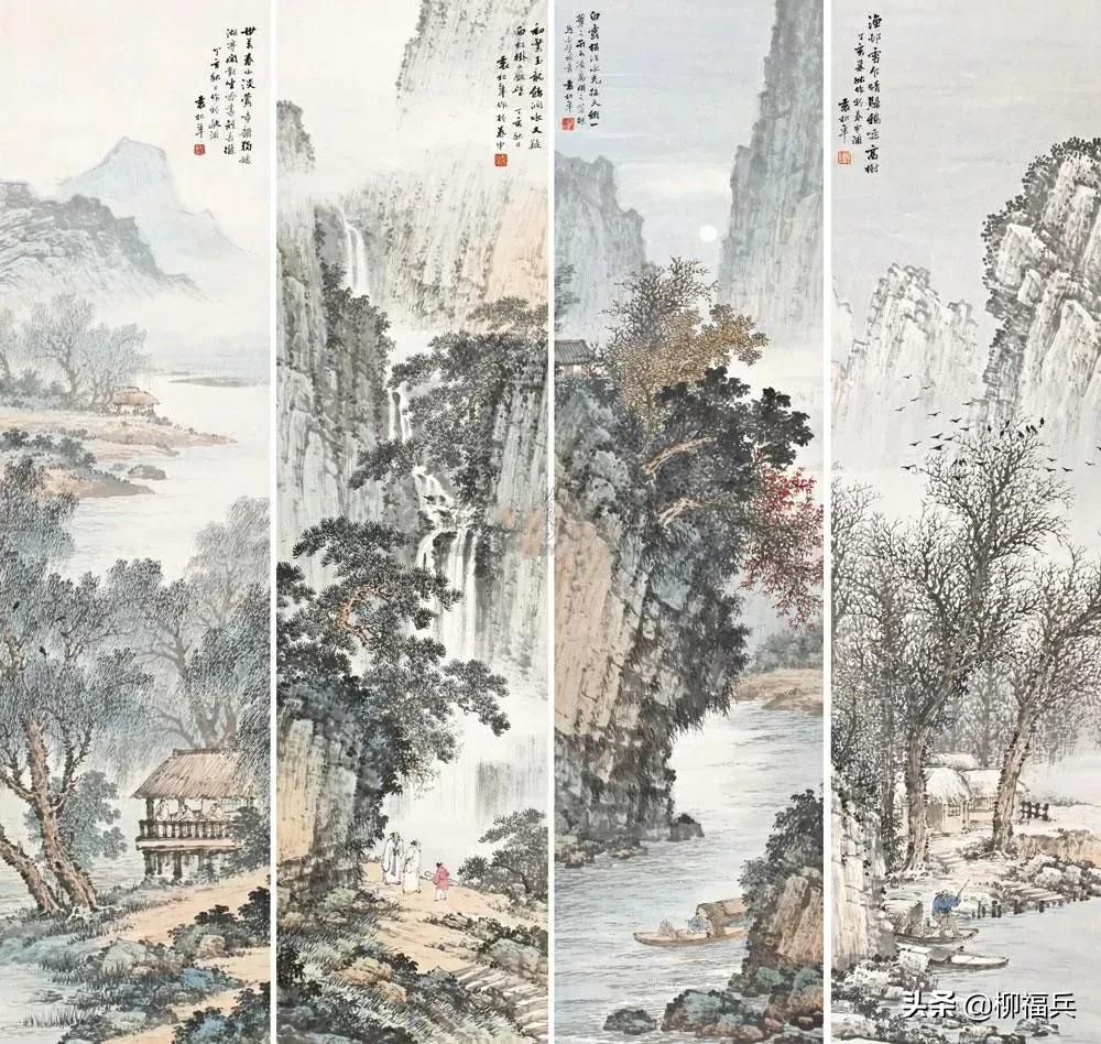 名家山水画,名家山水画图片大全 精品