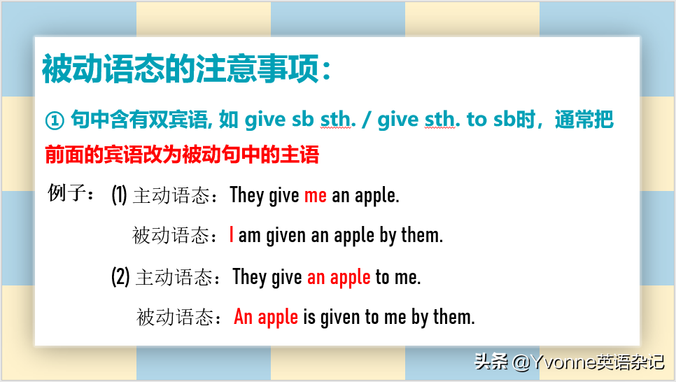 英语语法——“被动语态”