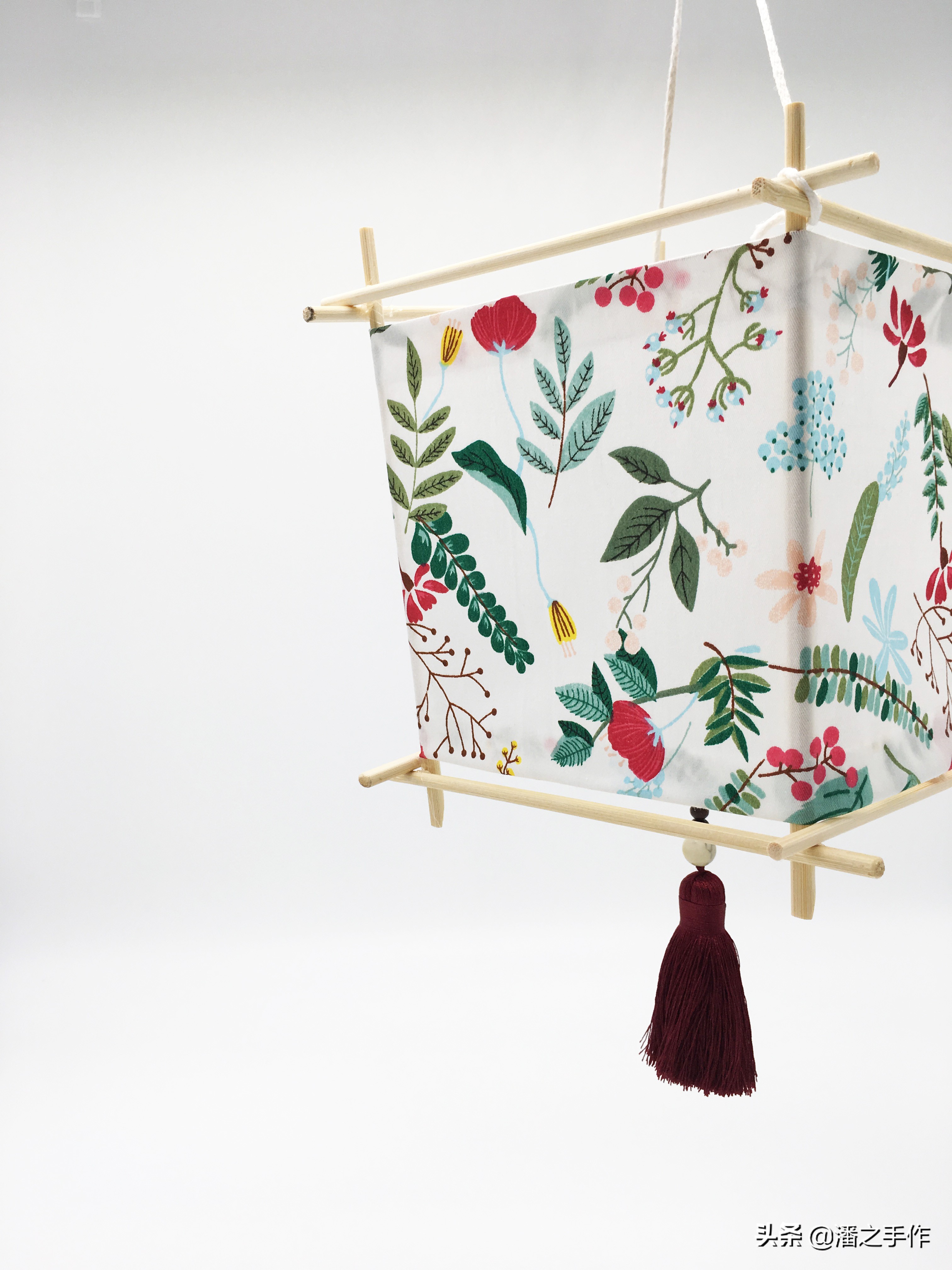 亲子手工,自制布艺灯笼,环保又美观