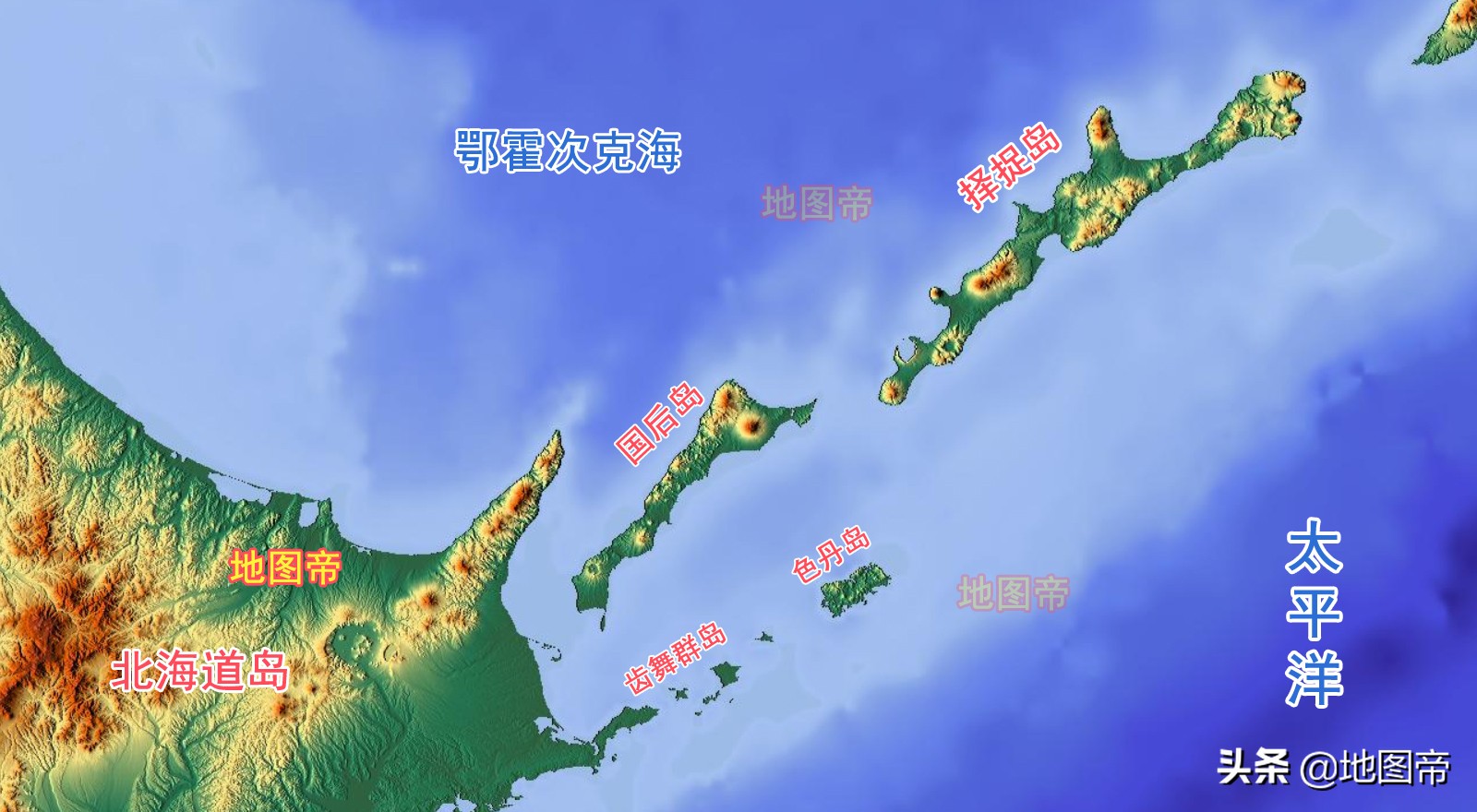 千岛群岛面积图片