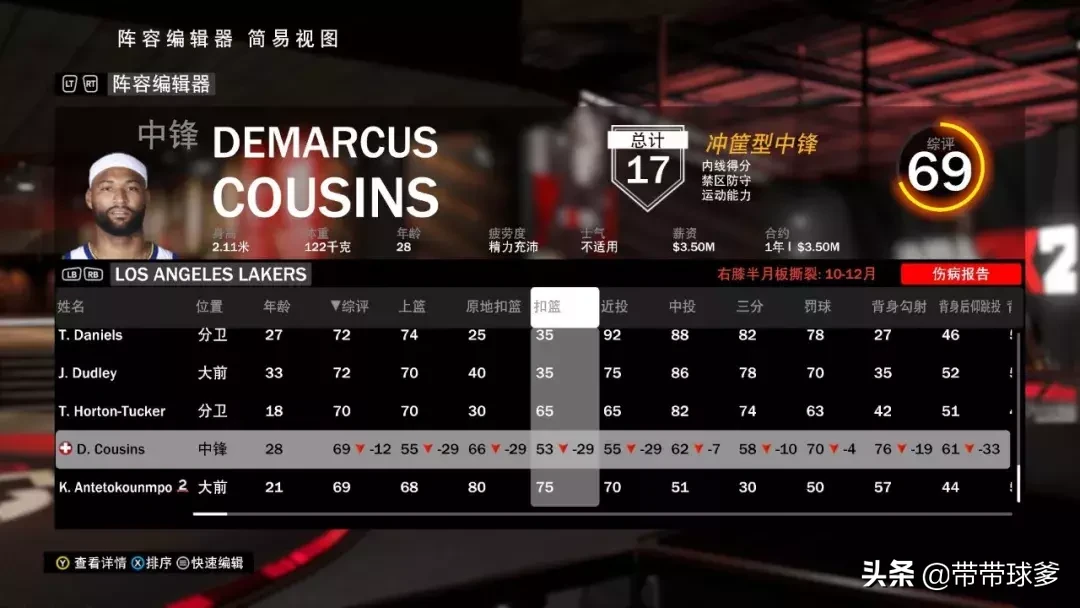 nba2k20为什么没有霍华德(在2K20里，湖人的阵容怎么样？)