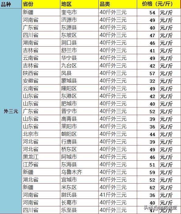 禄劝40公斤仔猪今日多少一斤，禄劝今日仔猪价格表最新