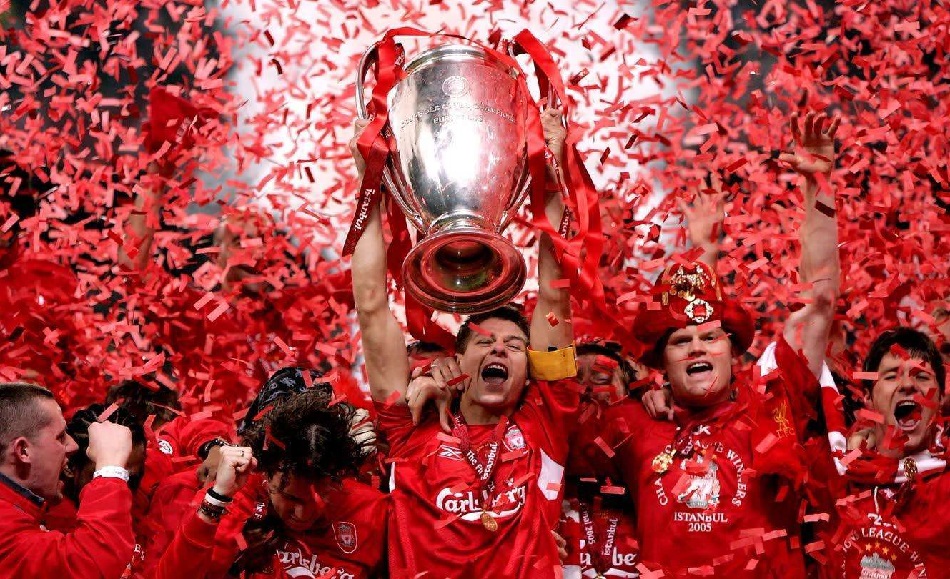 利物浦夺得英超冠军图(2020年6月26日,利物浦是英超冠军)