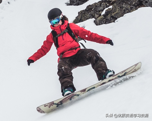 滑雪板英文怎么说(英语原版阅读：Snowboarding)