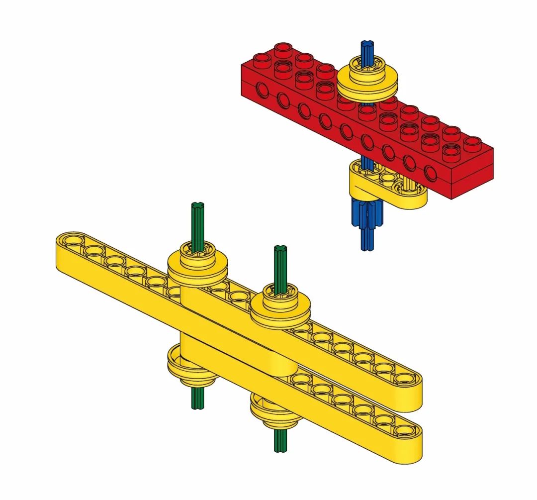 乐高分离轴原理图片