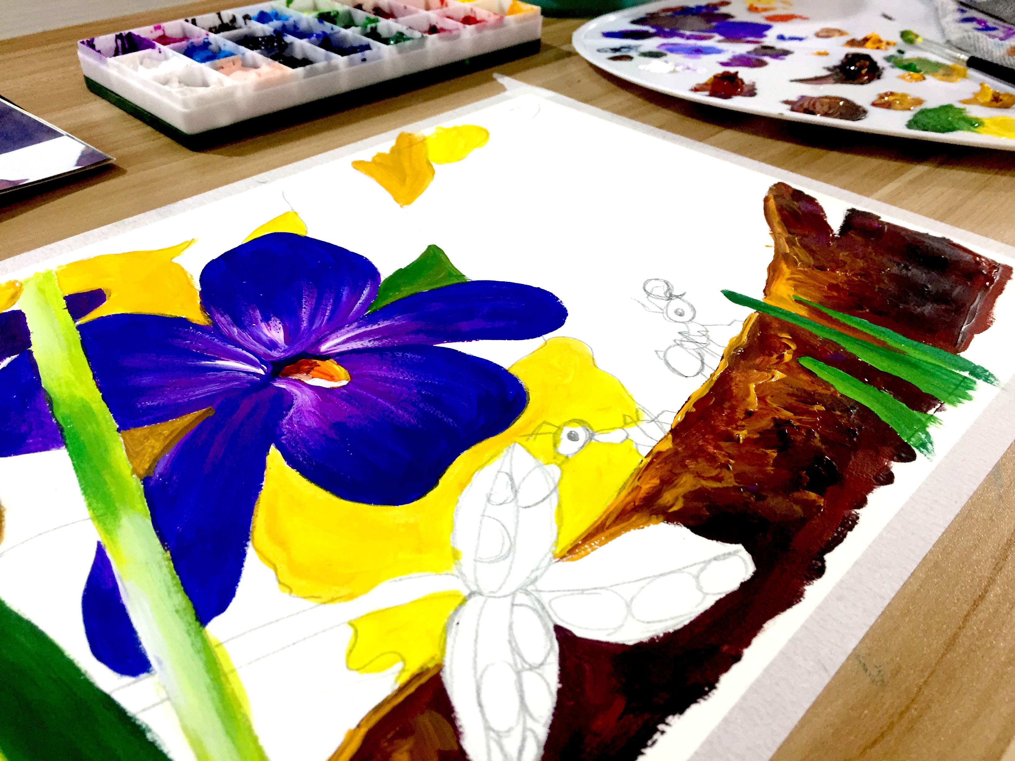 绘画 | 一粒种子的旅行