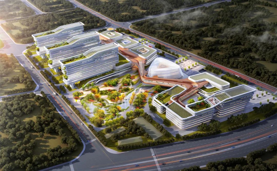 蚌埠医学院第一附属医院心脑血管中心设计效果图太美了吧！