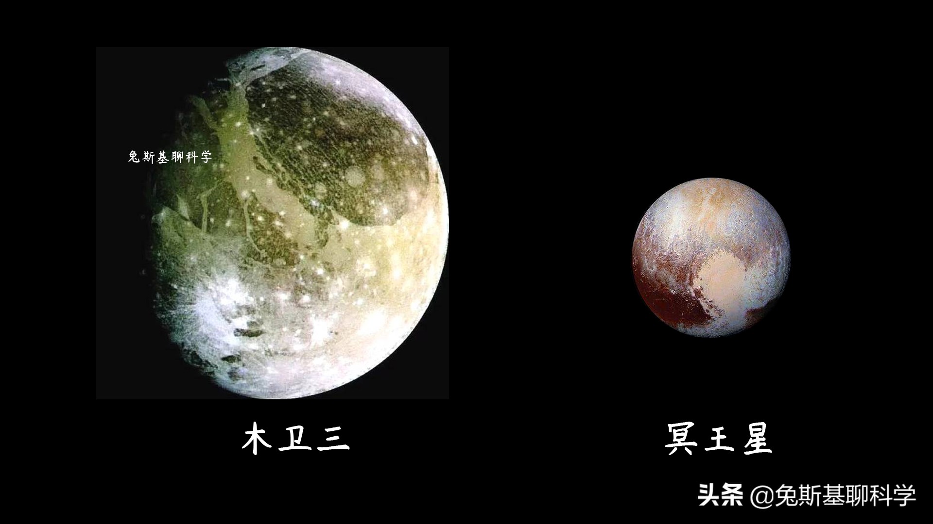 冥王星有多大?面积不如俄罗斯大,和太阳系的行星卫星比能排第几