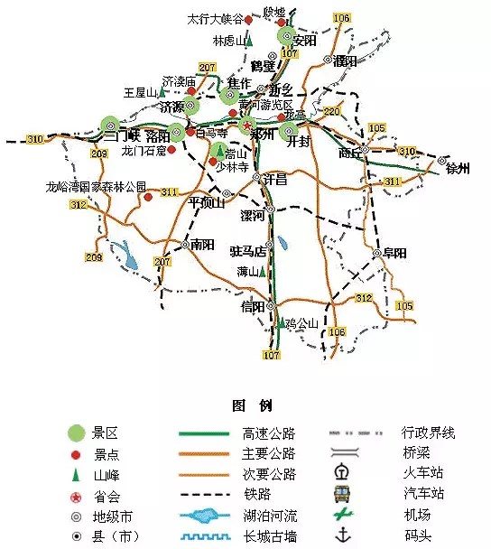 全国旅游地图精简版，放在手机里太方便了（收藏！）