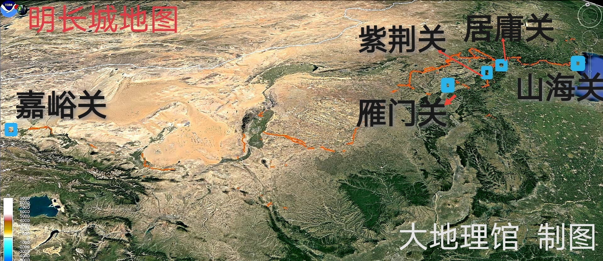 雁门关是在什么地方啊图片