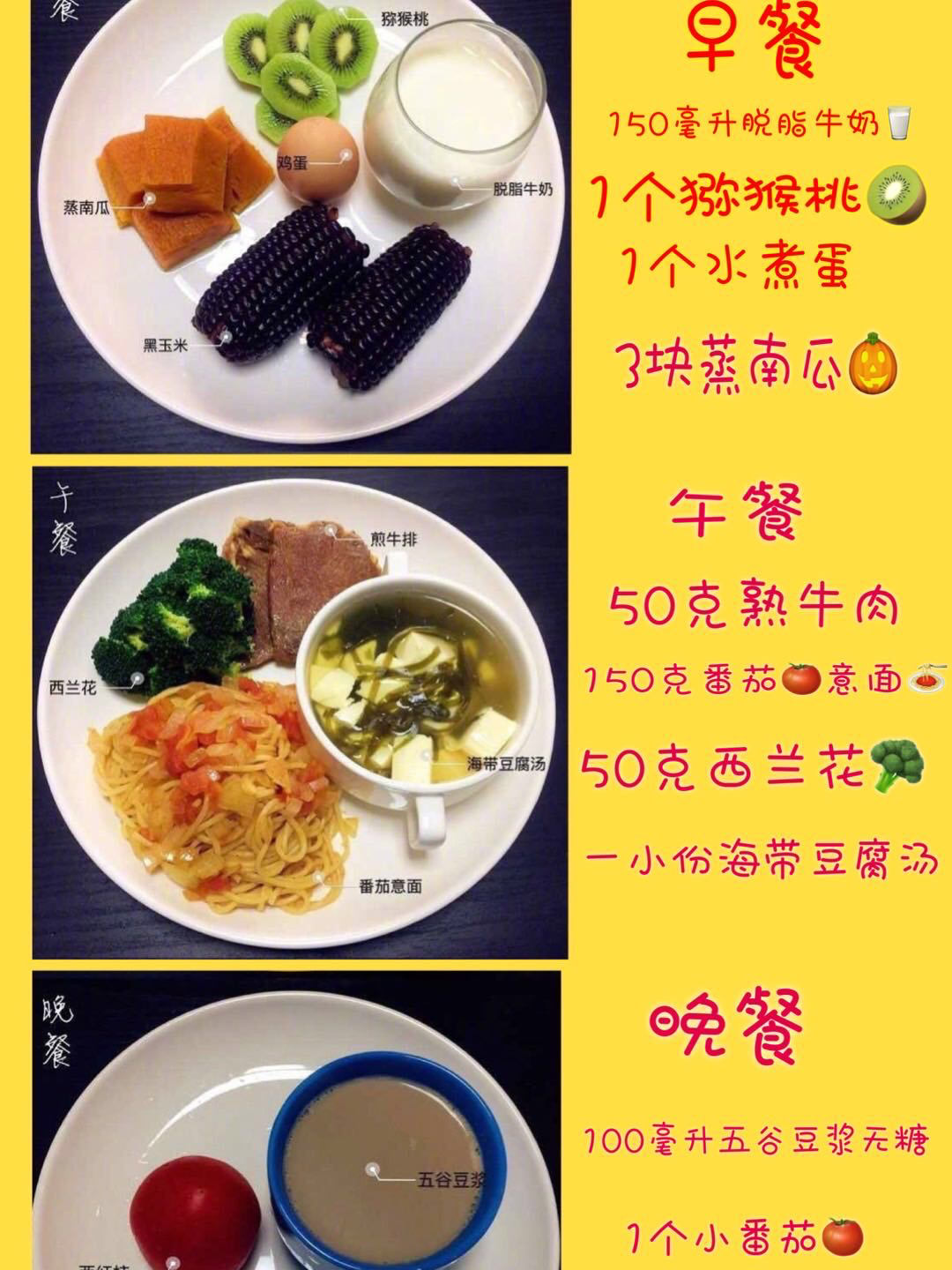 一周减肥食谱，快速减肥食谱一周瘦10斤