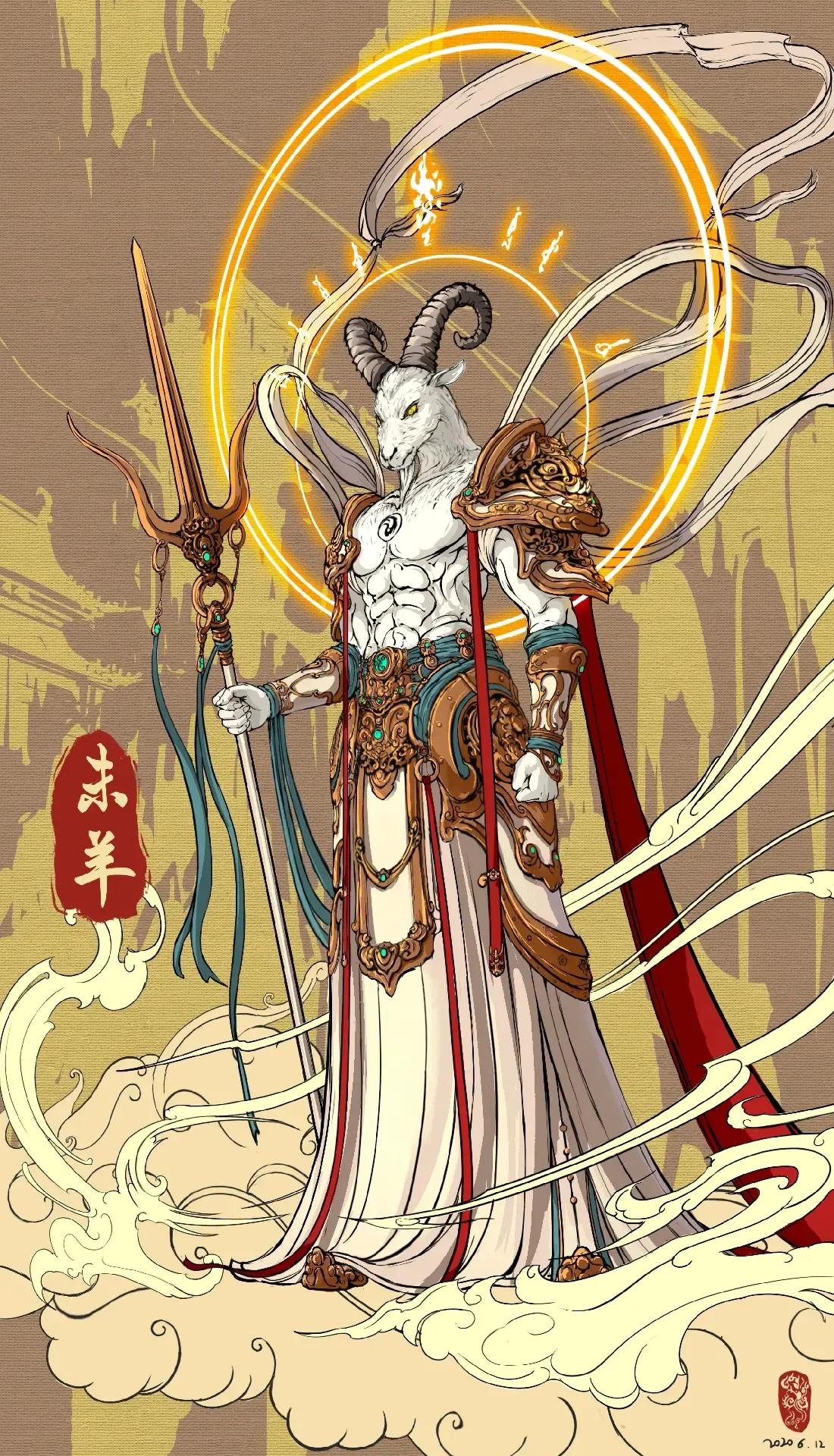 高清壁纸（20）：十二生肖，国风版