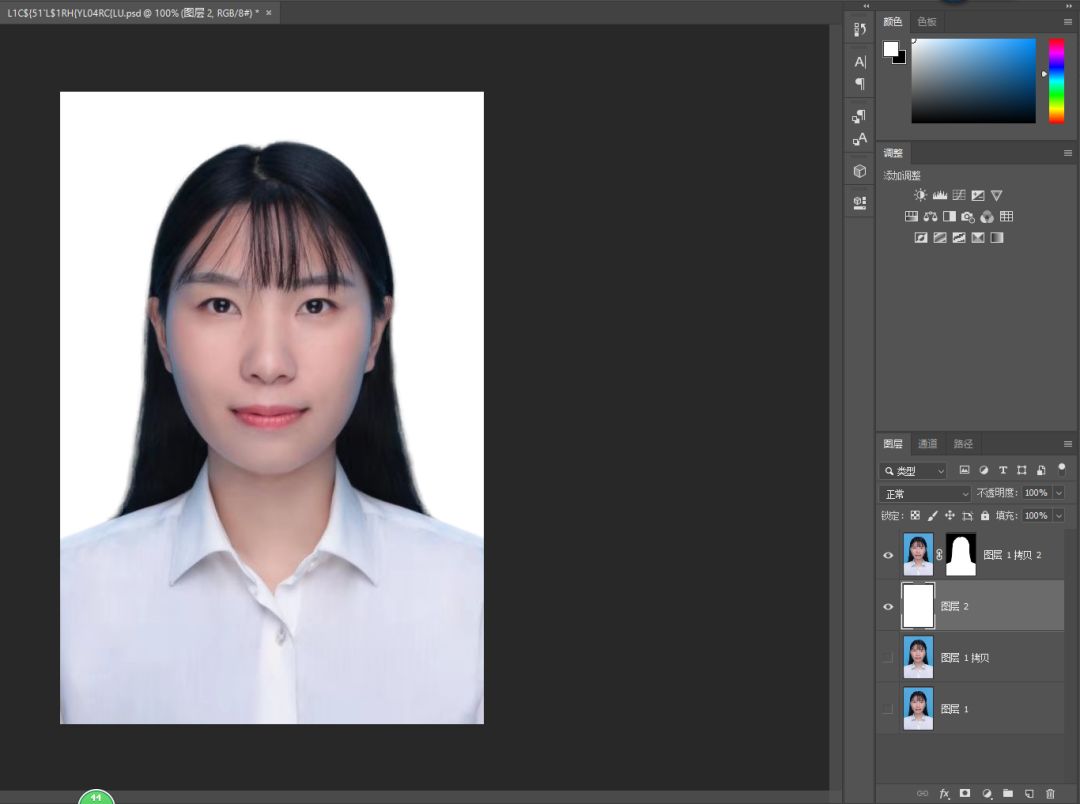 最详细的一篇PS证件照换底色教学，你还学不会吗？
