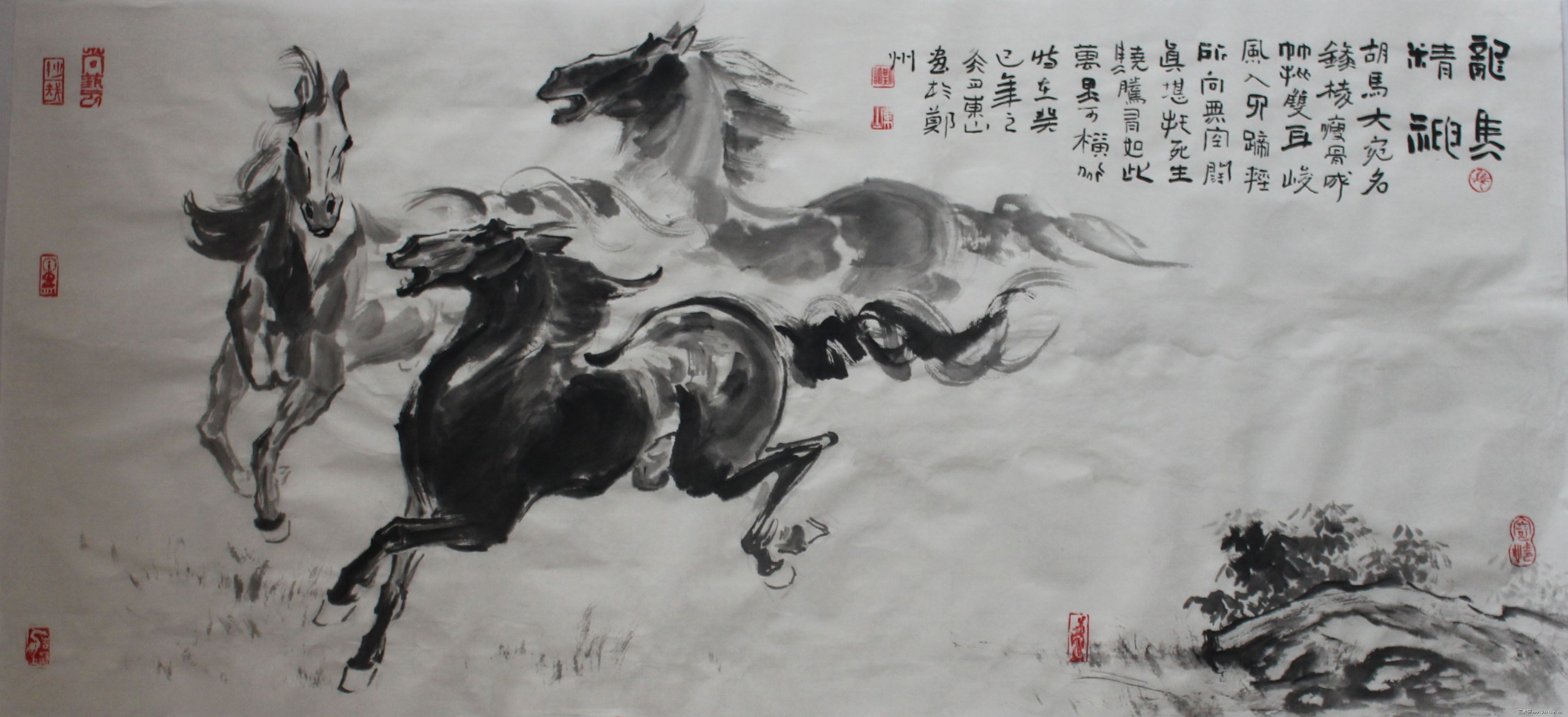 徐悲鸿画8匹马，只卖出了1450万元，为何画牛就卖出了2.668个亿呢