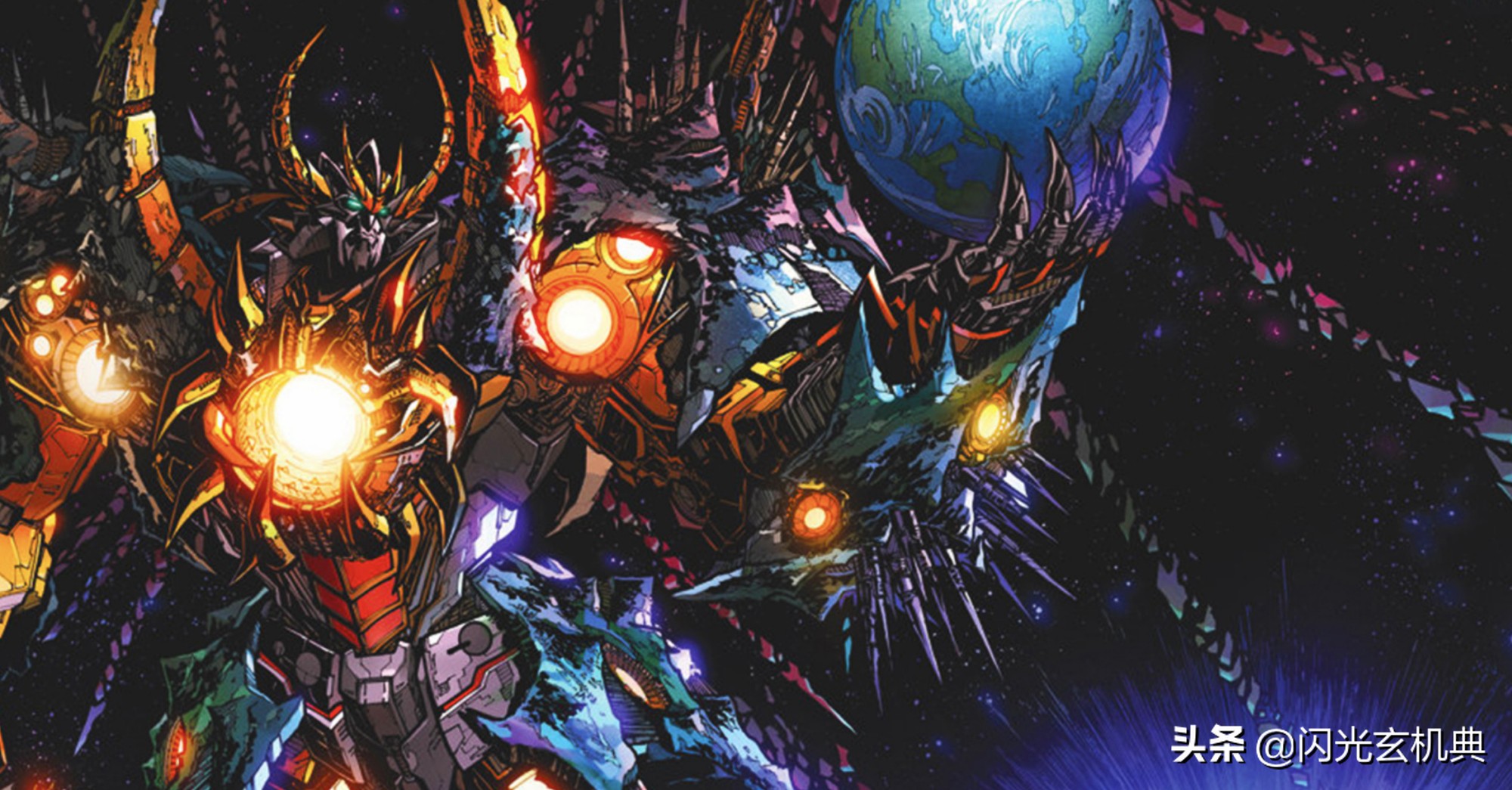 变形金刚动漫人物:变形金刚宇宙观中的"吞噬者"-宇宙大帝