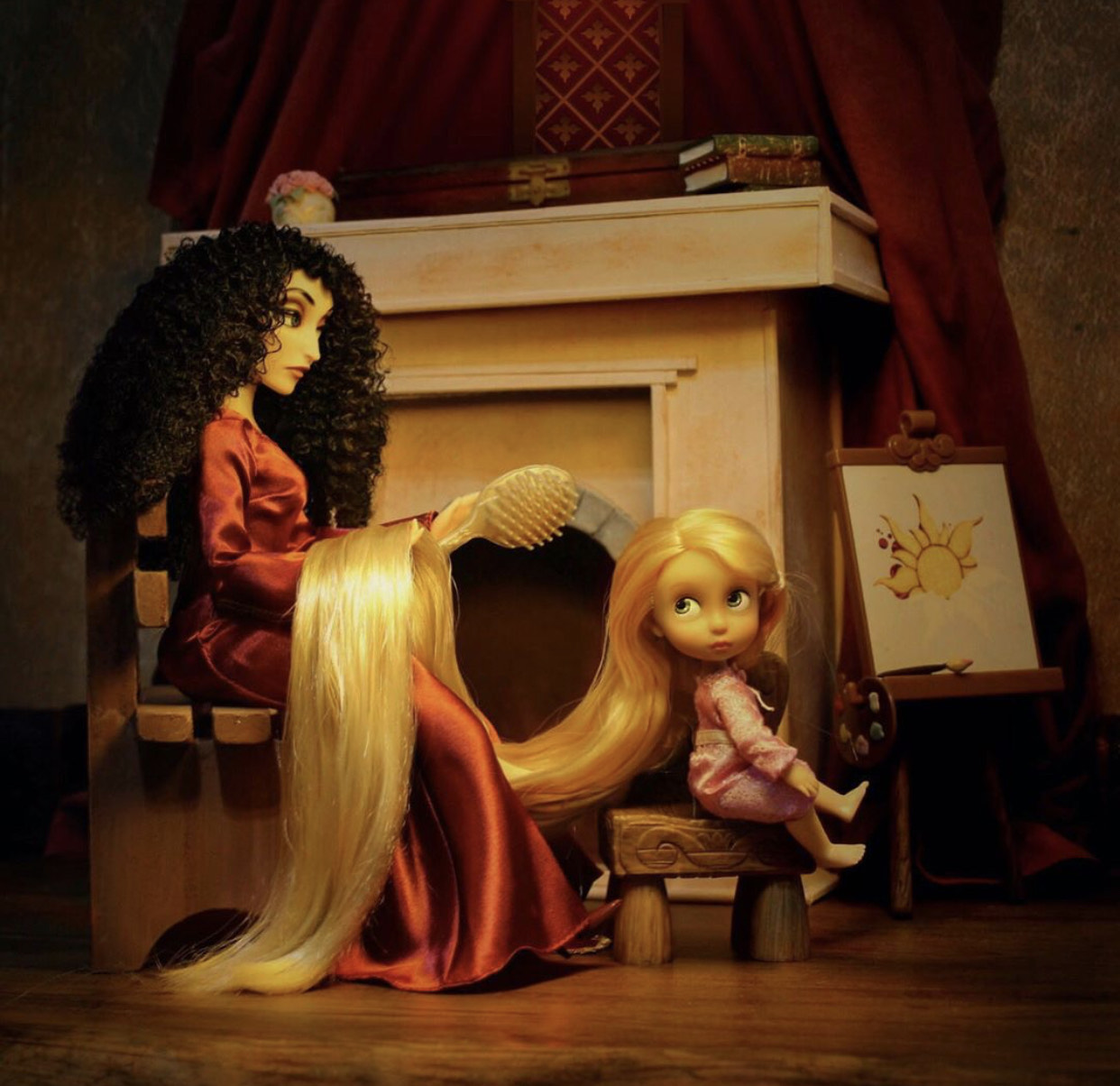 迪士尼公主遇上芭比娃娃，木兰充满中国风，白雪公主睡得香甜