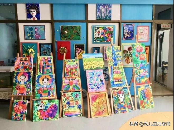 美术工作室大块墙面的创设，值得收藏