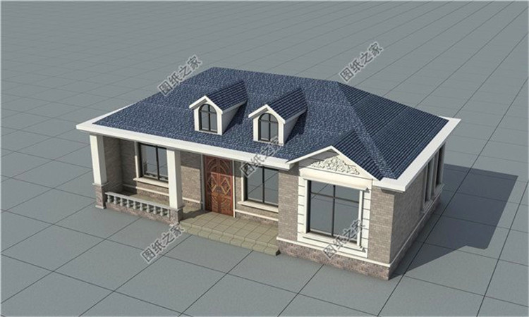 四间一层平房设计图,简单又温馨,农村人的理想居住户型