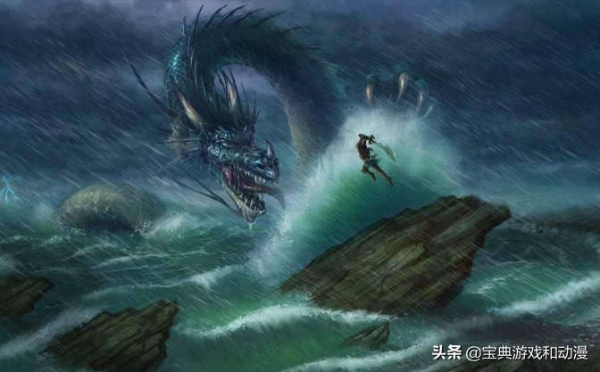 按照"鳞片肤色"来分,比较著名的龙有青龙,他是四圣兽之一,代表了东方