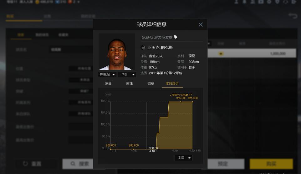 nba2k绿卡神器有哪些(NBA2K：前代绿卡神器伯克斯，能攻能防，在OL2中性价比依然超高)