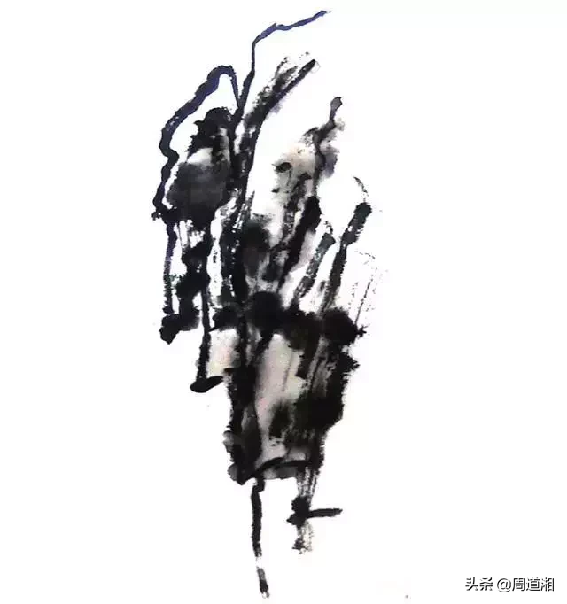 国画教程|山的表现方法、山石墨法及山坡路径、泉水瀑布的画法