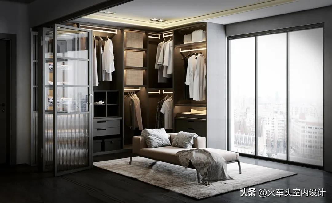 轻奢衣帽间，现代美学设计