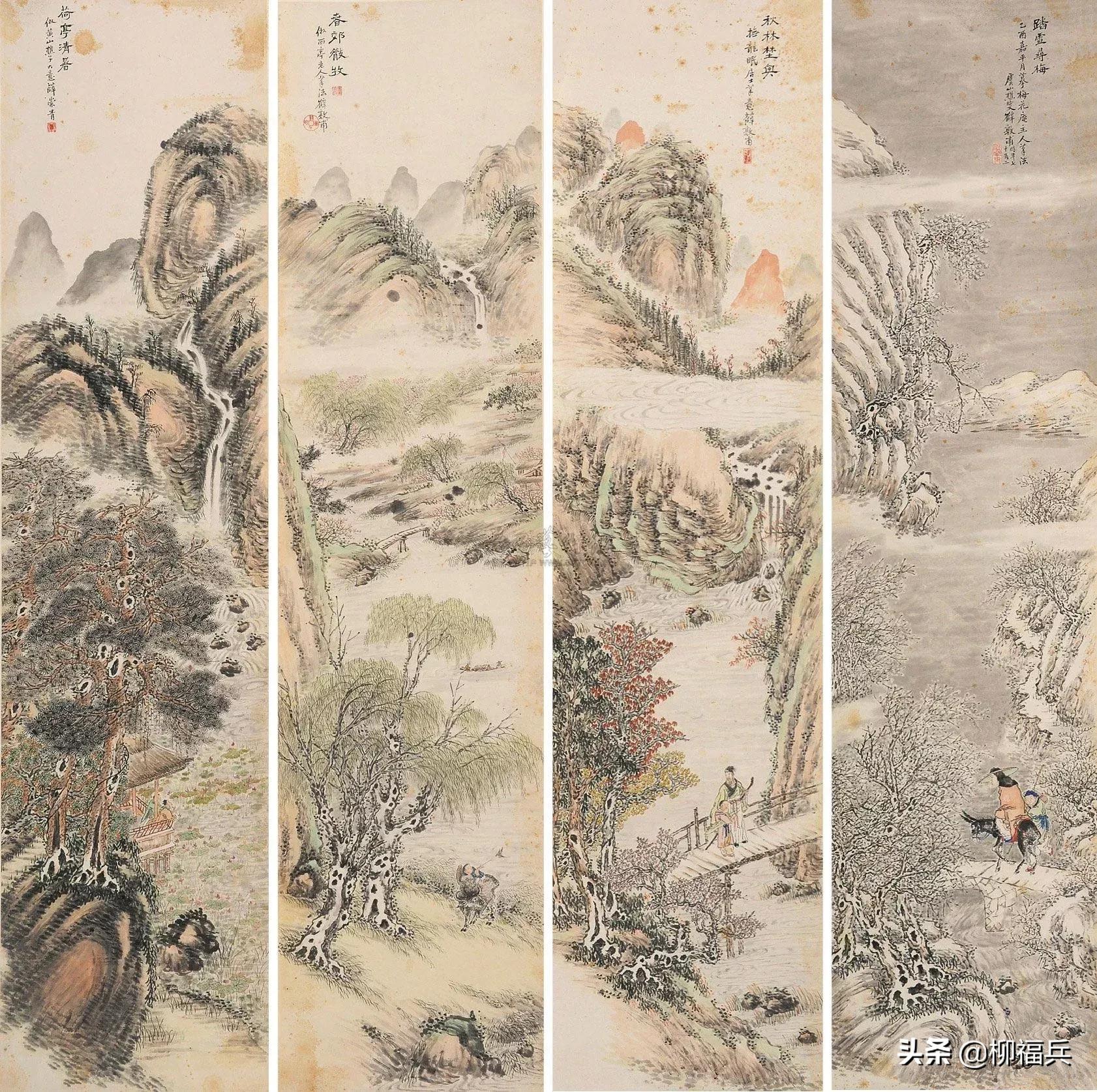 名家山水画,名家山水画图片大全 精品