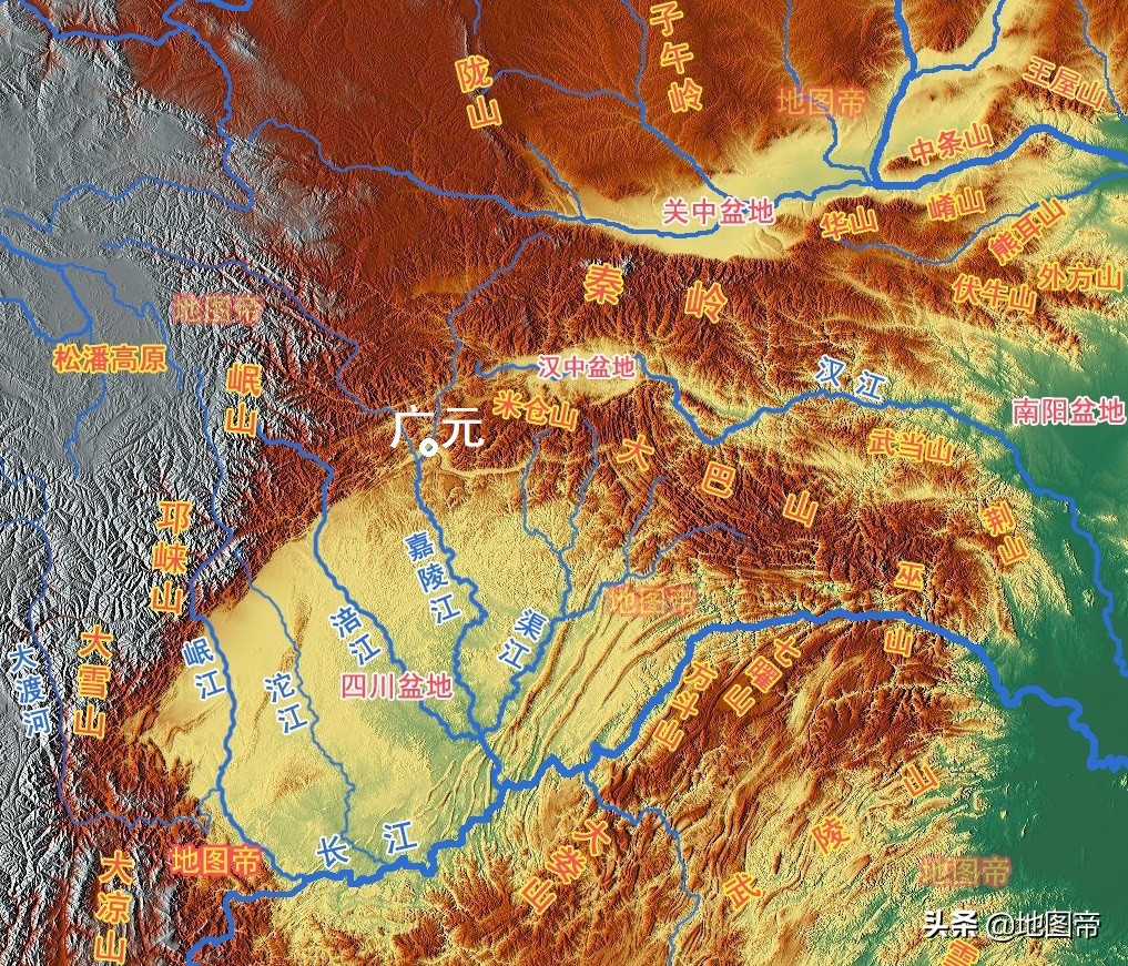 广元市地图(广元对四川有多重要？)