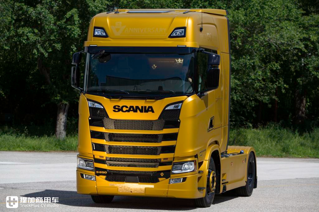 斯堪尼亚新款限量卡车来了，只配V8发动机，最高730马力仅售50台