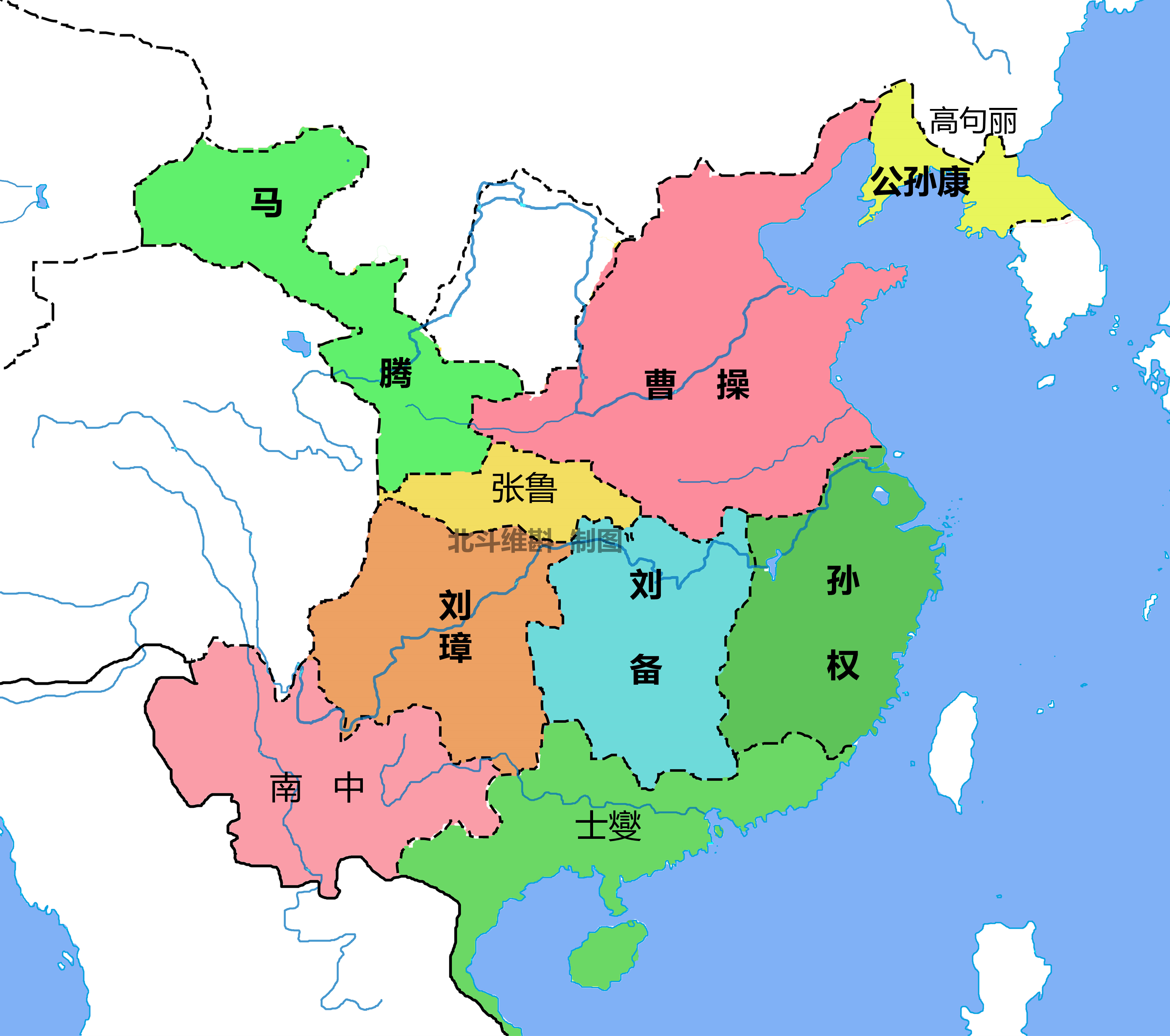 东汉末年地图 东汉地图全图超大图