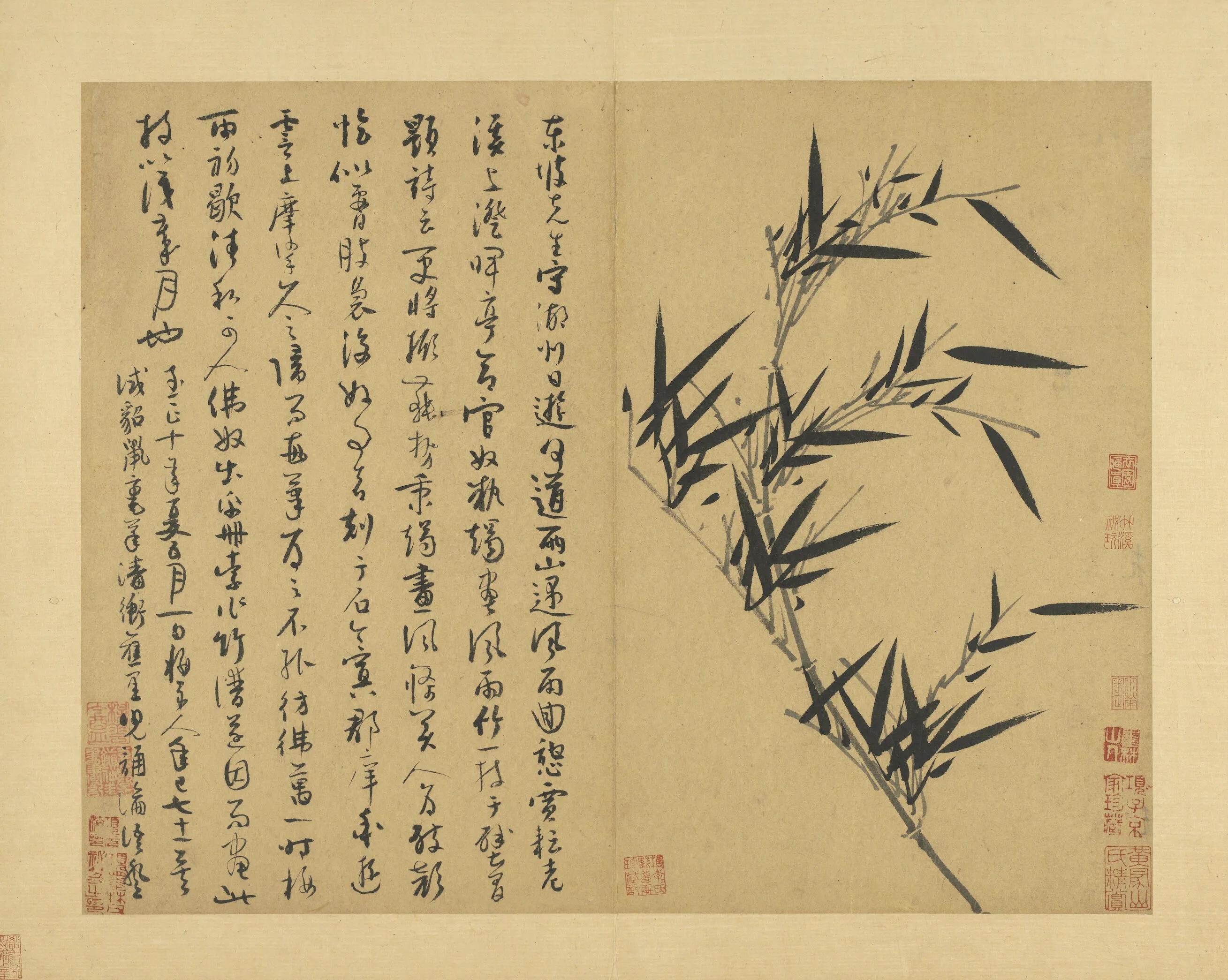 谁才是画竹子历史第一人？唯吴镇是也！简直是天花板的存在