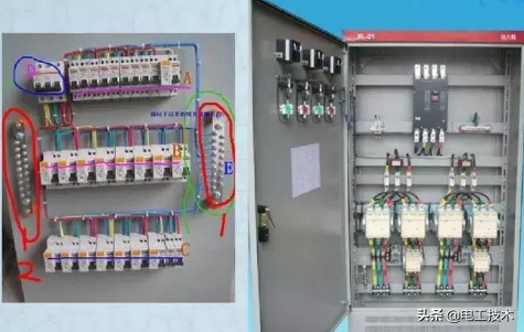 电工必学的配电接线方式：家用配电箱接线图讲解，值得收藏！