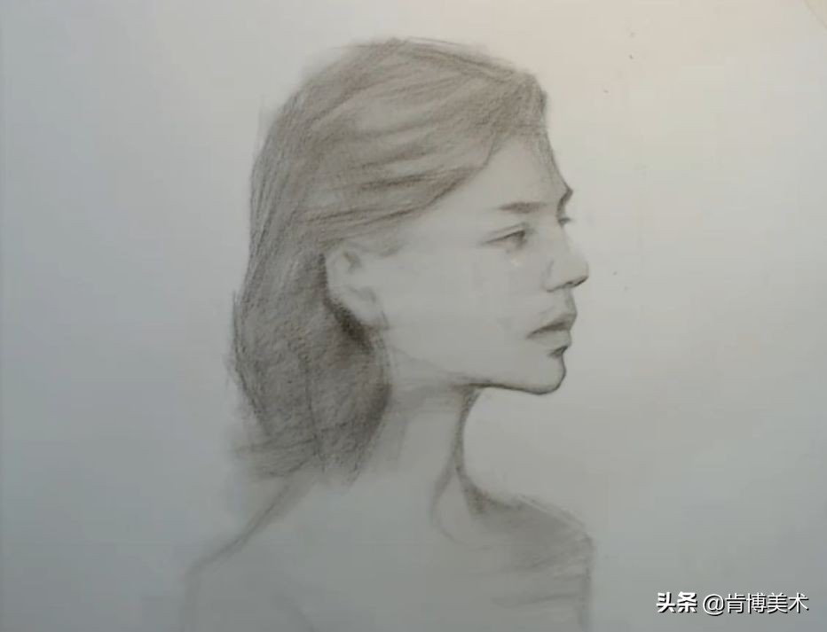 如何画侧脸女生(画一个侧脸美女，名师详细步骤教程，有喜欢的吗)