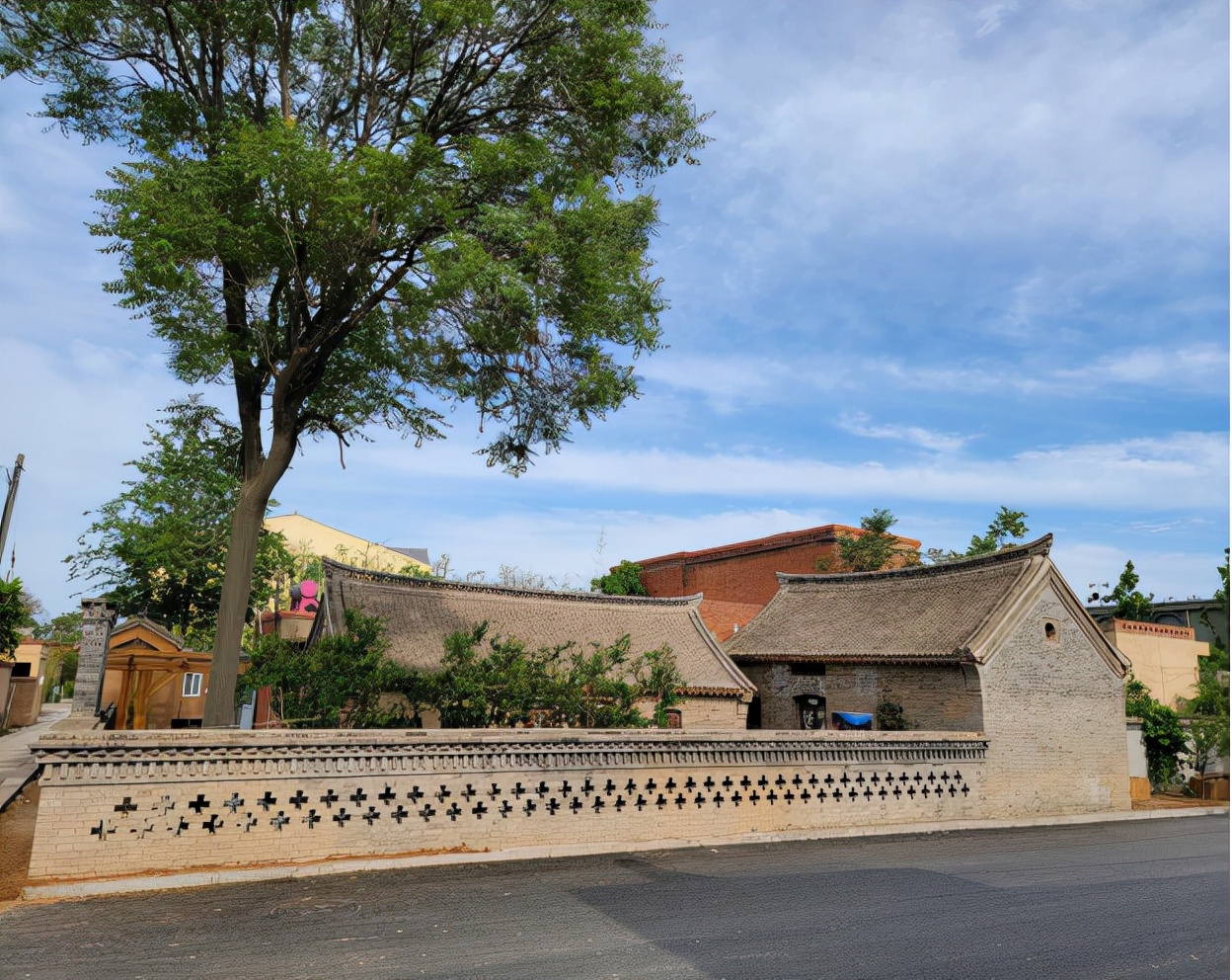 荥阳市广武镇张庄村党员群众共同参与擦亮美丽乡村底色