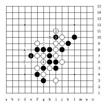 五子棋技巧图解「1」