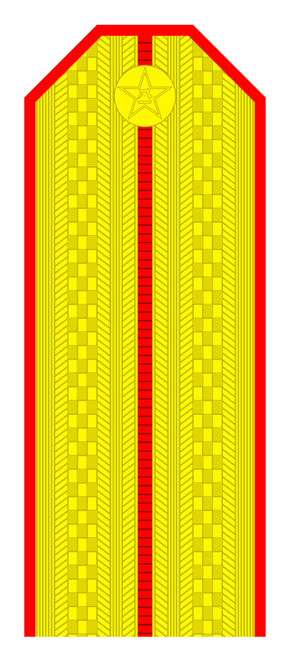 解放军肩章大小图片（解放军55式军衔军官常服肩章一览）