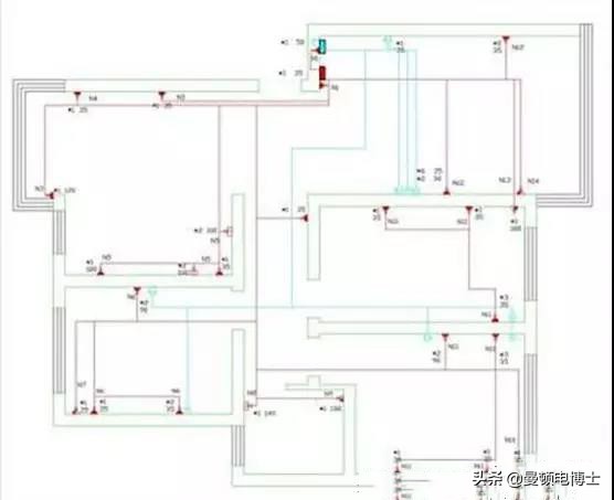 别被忽悠，教你怎样看水电安装工程设计图纸，图纸符号代表什么