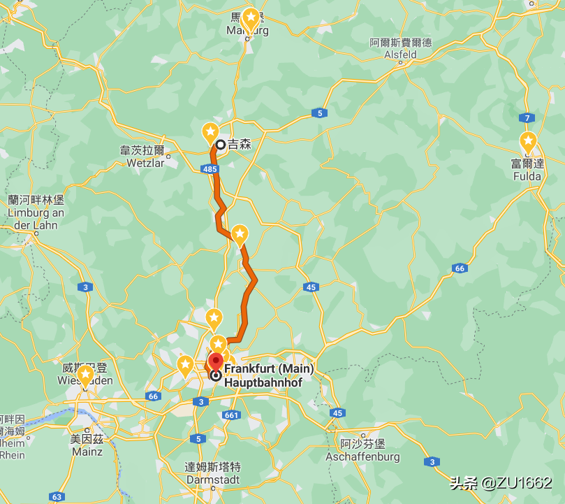 吉森大学，距离法兰克福很近的公立大学