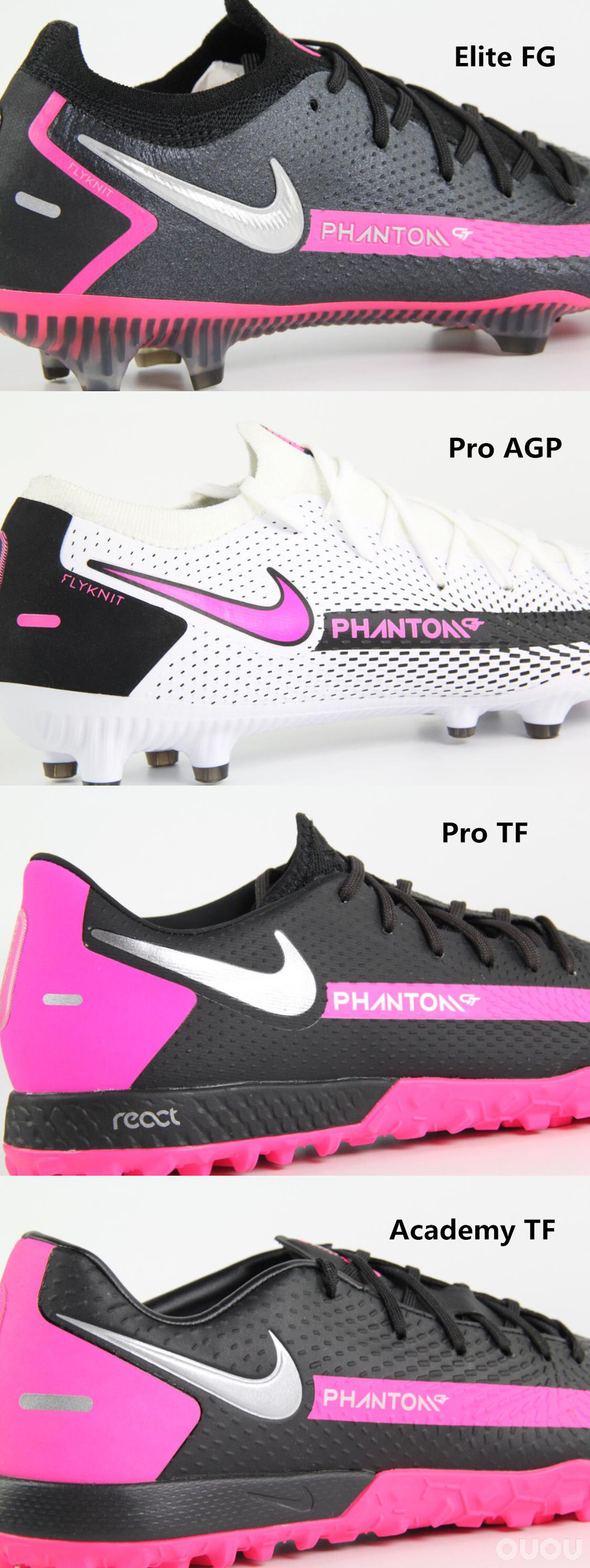 足球鞋加ag和hg有什么区别（GT跑车很牛，带GT的足球鞋呢？耐克GT全系对比）