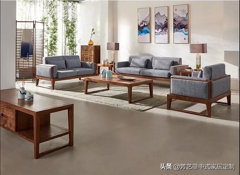 新中式客厅装修效果图精选千例，经典与现代融合之美